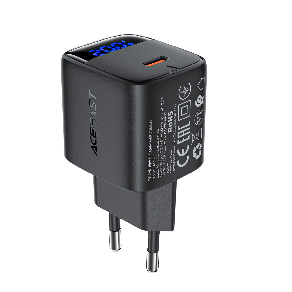 A113 PD20W USB-C with digital display