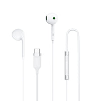 L7 USB-C semi-in-ear wired earphones with mic