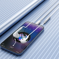 L7 USB-C semi-in-ear wired earphones with mic