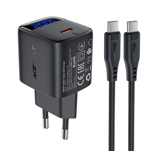A113 PD20W GaN USB-C with digital display
