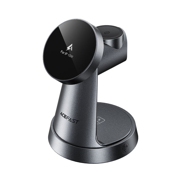 E48 15W 3-in-1 wireless charging desktop stand