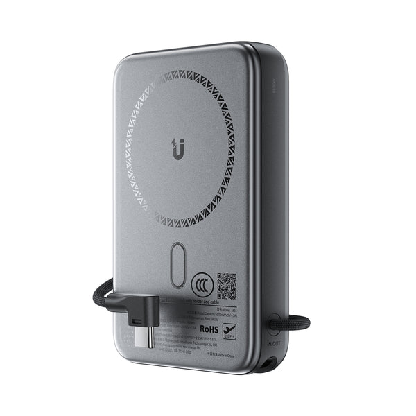 M24-10000 22.5W magnetic fast charging power bank with holder and cable (CCC)