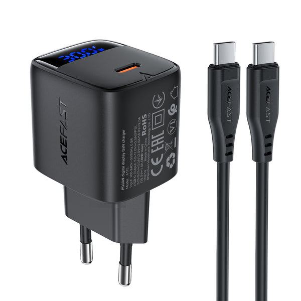 A115 PD30W GaN USB-C with digital display