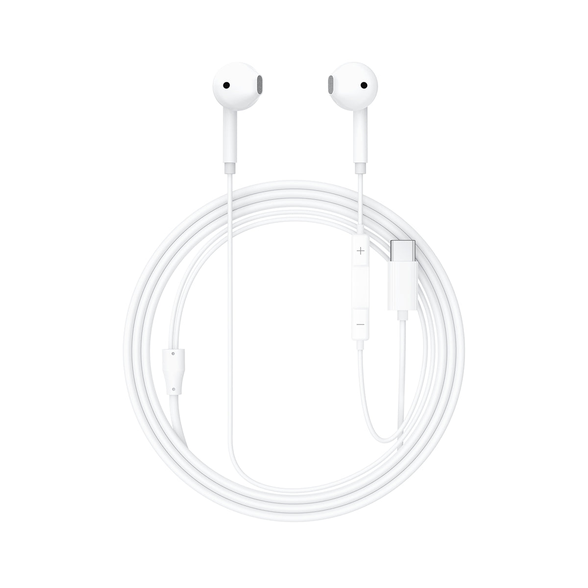 L13 USB-C semi-in-ear wired earphones with mic