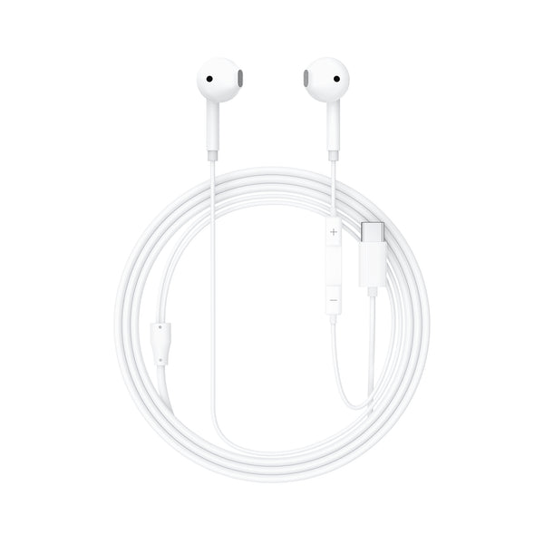 L13 USB-C semi-in-ear wired earphones with mic