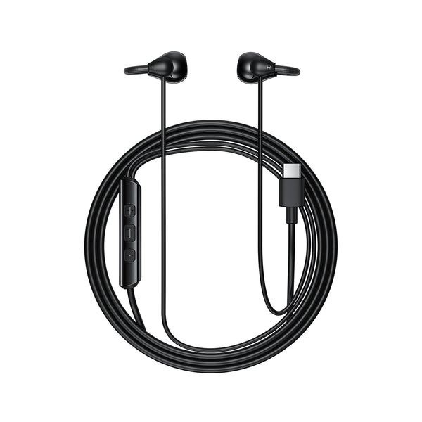 L16 USB-C clip-on wired earphones with mic