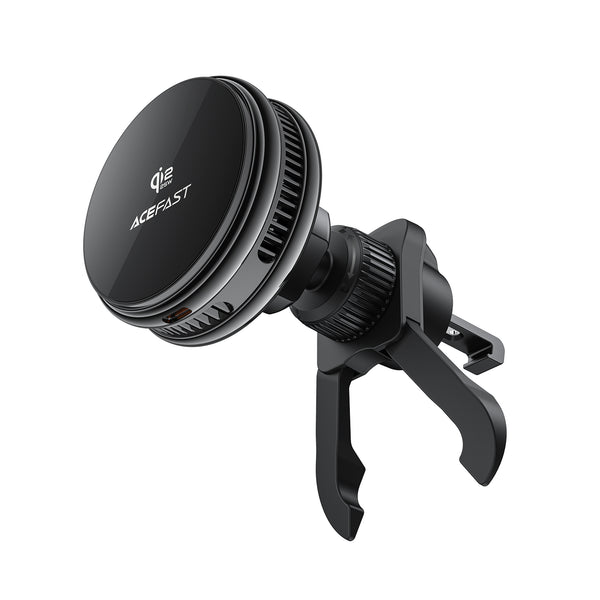 D66 QI2 25W cooling wireless charging car holder for air vent