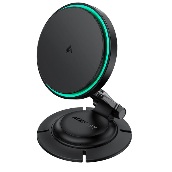 D65 magnetic folding wireless charging car holder
