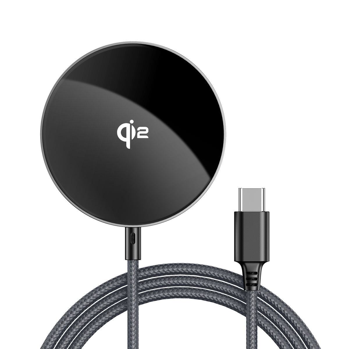 E24 QI2 desktop magnetic wireless charger with cable