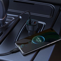 B18 200W(2USB-C+USB-A)fast car charger