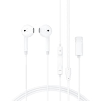 L13 USB-C semi-in-ear wired earphones with mic