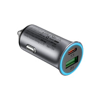 B16 95W (USB-A+USB-C) dual port metal car charger