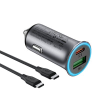 B16 95W (USB-A+USB-C) dual port metal car charger set (P5)