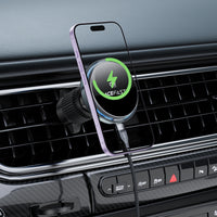 D61 Qi2 25W magnetic wireless charging car holder