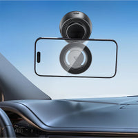 E54 electric suction cup magnetic car holder for dashboard