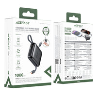 M23-10000 22.5W Power bank built-in dual Cables