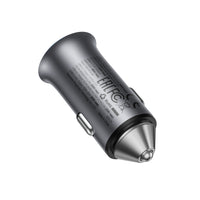 B16 95W (USB-A+USB-C) dual port metal car charger