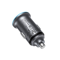 B15 65W (USB-A+USB-C) dual port metal car charger
