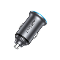 B15 65W (USB-A+USB-C) dual port metal car charger