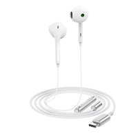 L7 USB-C semi-in-ear wired earphones with mic