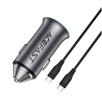 B16 95W (USB-A+USB-C) dual port metal car charger set (P5)