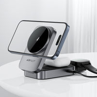 E22 Desktop 3-in-1 Wireless Charging holder