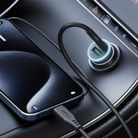 B16 95W (USB-A+USB-C) dual port metal car charger set (P5)