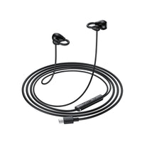 L16 USB-C clip-on wired earphones with mic