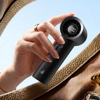 YF1 mini handheld fan with digital display