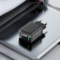 A90 QC18W GaN USB-A charger