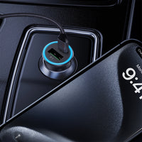 B16 95W (USB-A+USB-C) dual port metal car charger