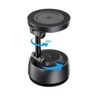 E53 wireless charging car holder with electric suction cup for dashboard