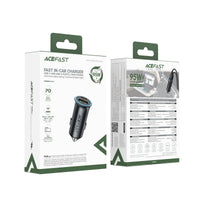 B16 95W (USB-A+USB-C) dual port metal car charger