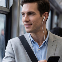 L13 USB-C semi-in-ear wired earphones with mic