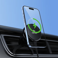 D66 QI2 25W cooling wireless charging car holder for air vent