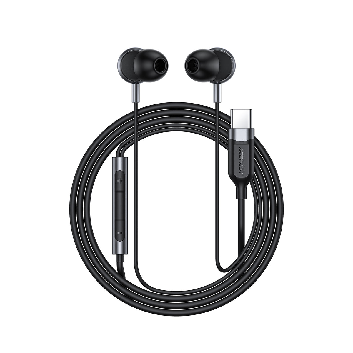 L6 USB-C in-ear wired earphones with mic