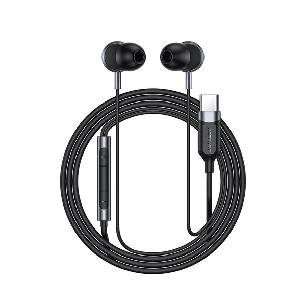 L6 USB-C in-ear wired earphones with mic