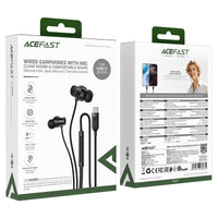 L10 USB-C in-ear silicone wired earphones with mic