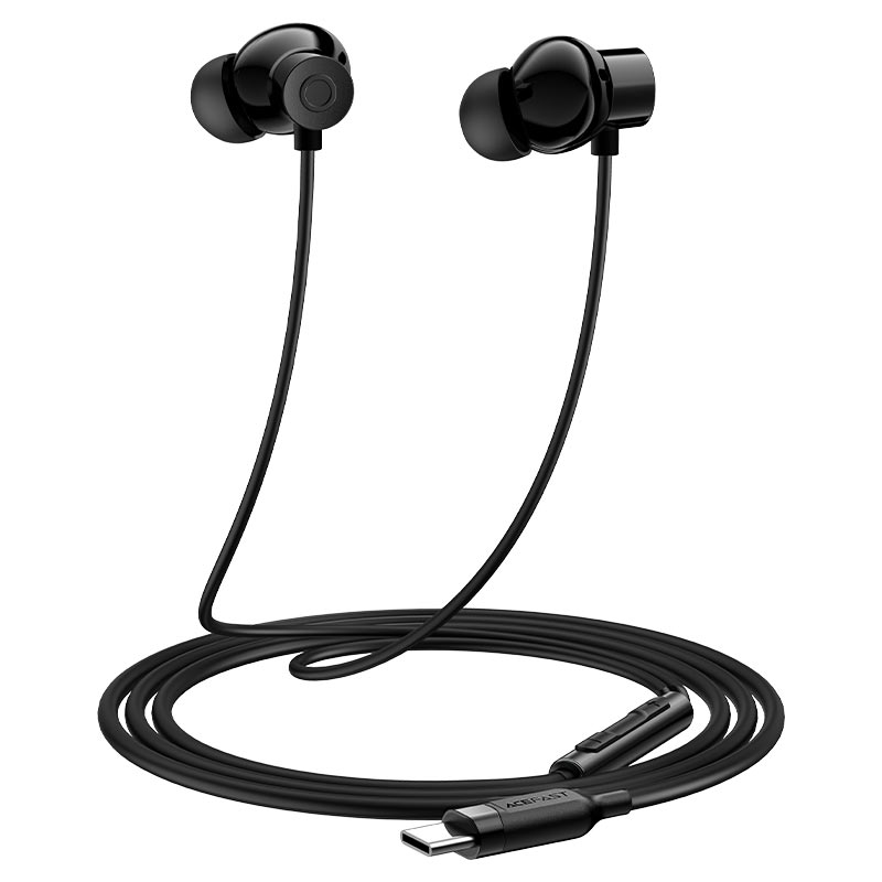 L10 USB-C in-ear silicone wired earphones with mic